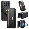 For Xiaomi 15T 14T 13T 14 Pro 5G 2In1 Detachable Leather Zipper Wallet Cover For Xiaomi 17 Phone Case Mi 13T 14T 15T 15 Cover