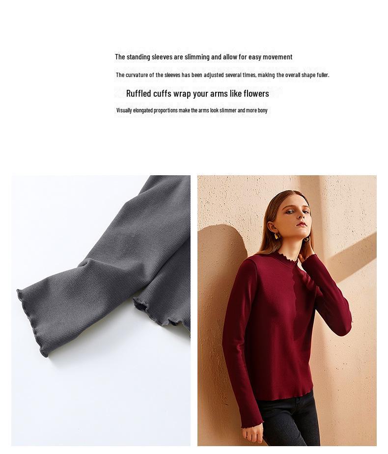 Ankola Rood Dames Zodiac Velvet Shirt: High-End Warme Herfst-/Winterkleding