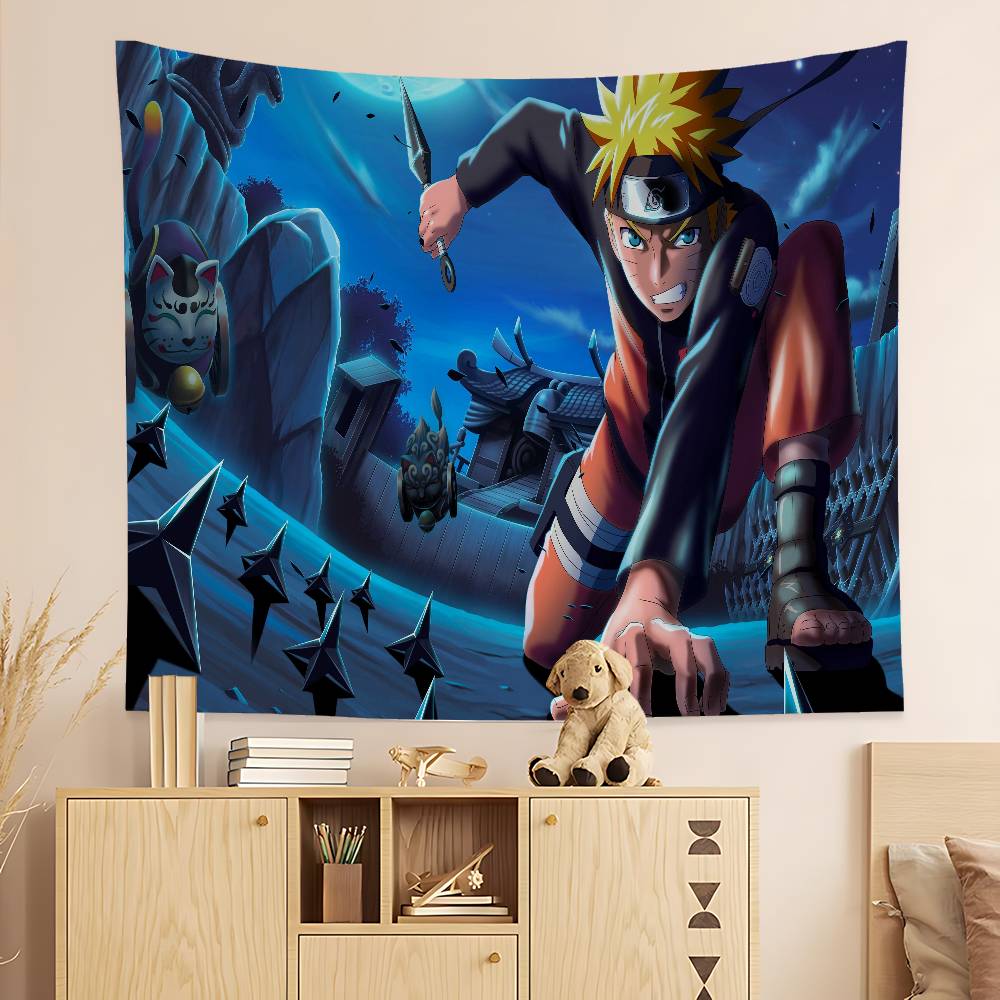 Japanese NNaruto Hanging Bohemian Tapestry Indian Buddha Wall Decoration Witchcraft Bohemian Hippie Cheap Hippie Wall Hanging