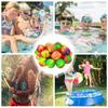 5Pcs Water Absorbent Ball 5cm Funny Sports Water Balls Interactive Beach Soaking Game Balls for Water Party Activities
