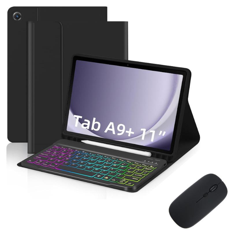 Husă cu tastatură Bluetooth pentru tabletă Samsung A9Plus10FE+ și bară mouse spaniolă