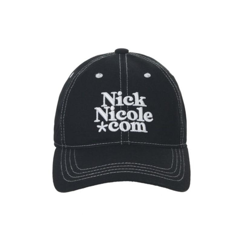 

NICK&NICOLE NN DOTCOM SIGNATURE BALL cap_STITCH black ONE
