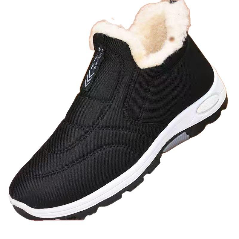 Cotton shoes women's winter women's shoes boots warm and comfortable mother shoes piled thickened snow boots women