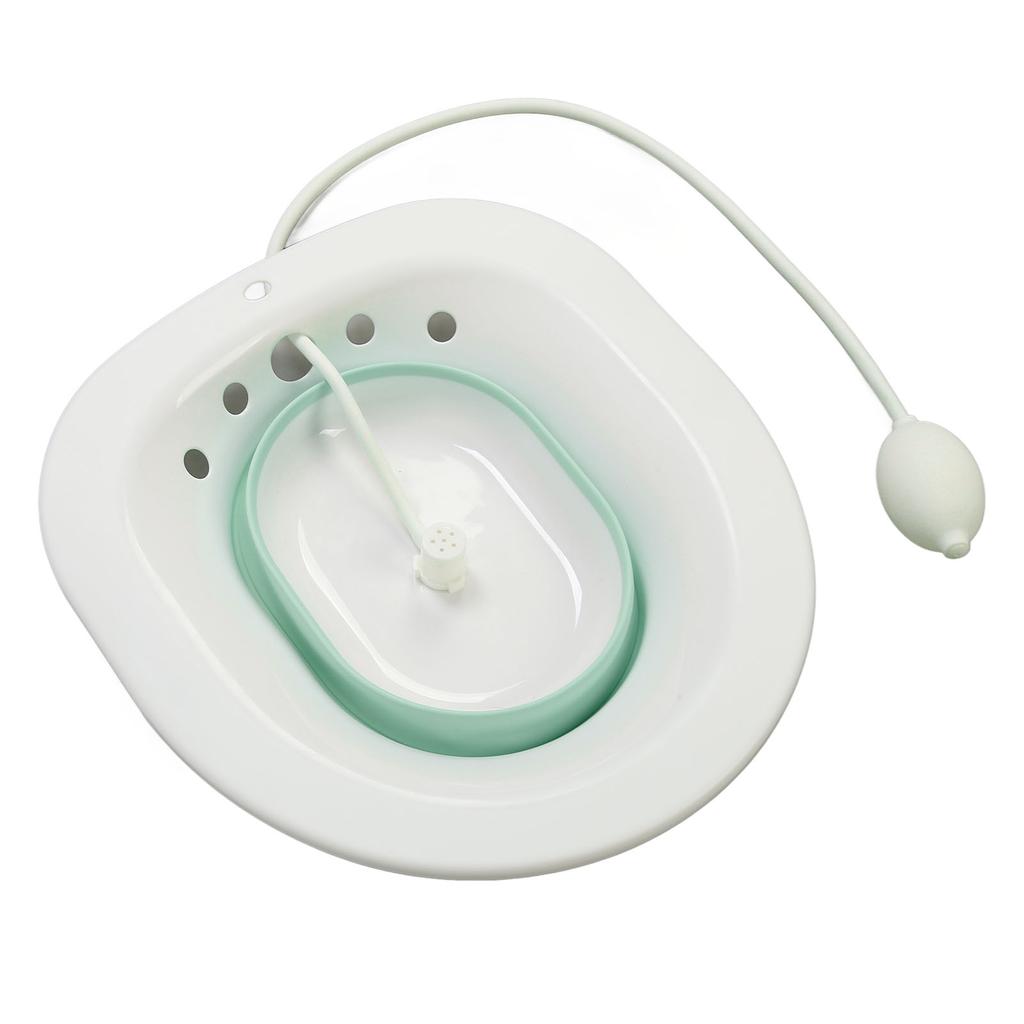 Sitz Bath Folding Multifunctional PP Silicone Toilet Seat Sitz Bath for Hemorrhoid Postpartum Care