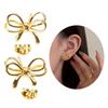 Modern Bowknot Earrings Accessories Dainty Ear Studs Ear Pendant Jewelry Charm Trendy Ear Accessory for Everyday Wear