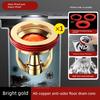 More Than German Cat Magnetic Suspension Floor Drain Odor Preventer Copper Bathroom Sewer Anti-Return Inner Core Sewer Check Valve