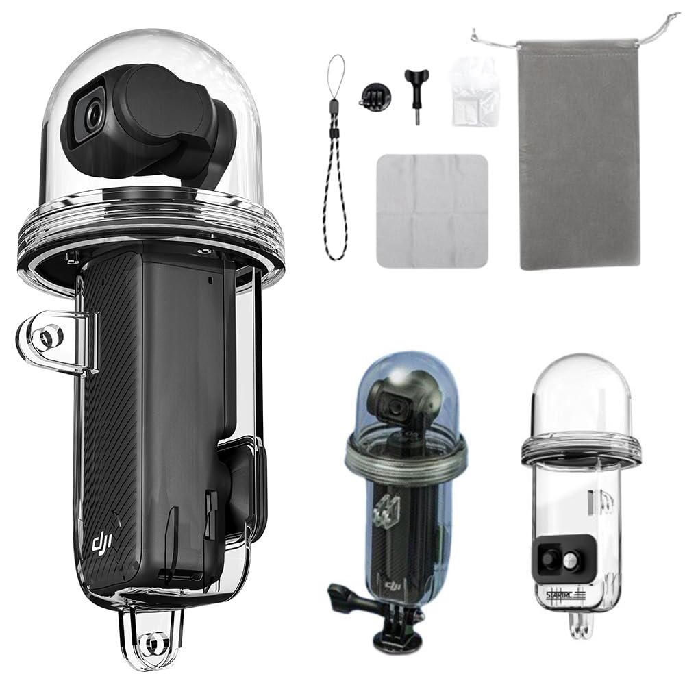 

OSMO POCKET 3 Waterproof Underwater Protection Compatible with DJI POCKET 50M Diving Protective Waterproof and Suitable for Underwater Adapter Bracket