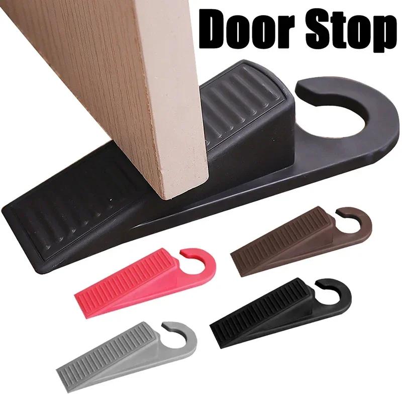 Door Stopper Floor Slanted Wedge Floor Stackable Stops Indoor Door Stopper Duty Rubber Floor Stop Prevents Doors From Closing