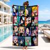 Anime Slayer Adventure  Beach Towel, Microfiber Beach Towel, Perfect For Pool, Beach, Travel, Home Decor Beach Party Fan gifts