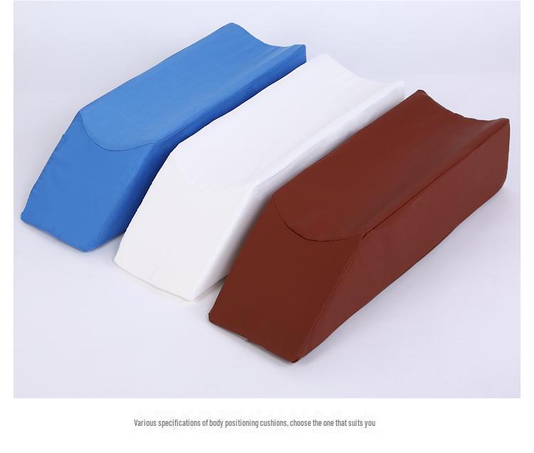 Zvedací podložka dolních končetin ve tvaru S: Houbička proti proleženinám, opora chodidel a nohou