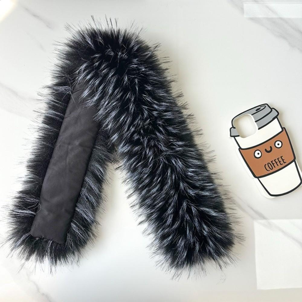 Detachable Collar Faux Fur Collar Imitation Fur Artificial Fur Collar Faux Fur False Collar Hood