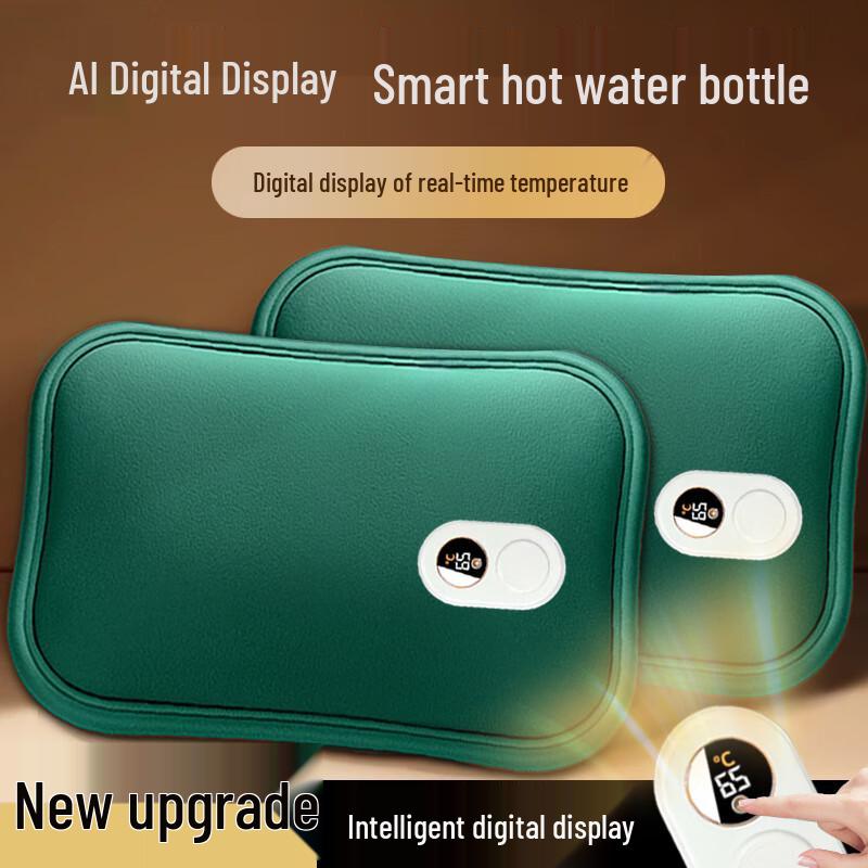 Plush Digital Display Rechargeable Hot Water Bottle