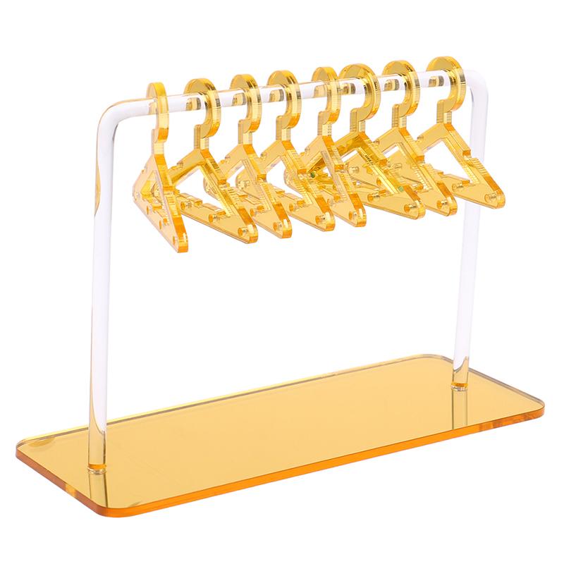 

1 Набор Витрина для сережек Большая вместимость Органайзер для сережек Акриловая форма вешалки Настольный Держатель для демонстрации сережек золотой