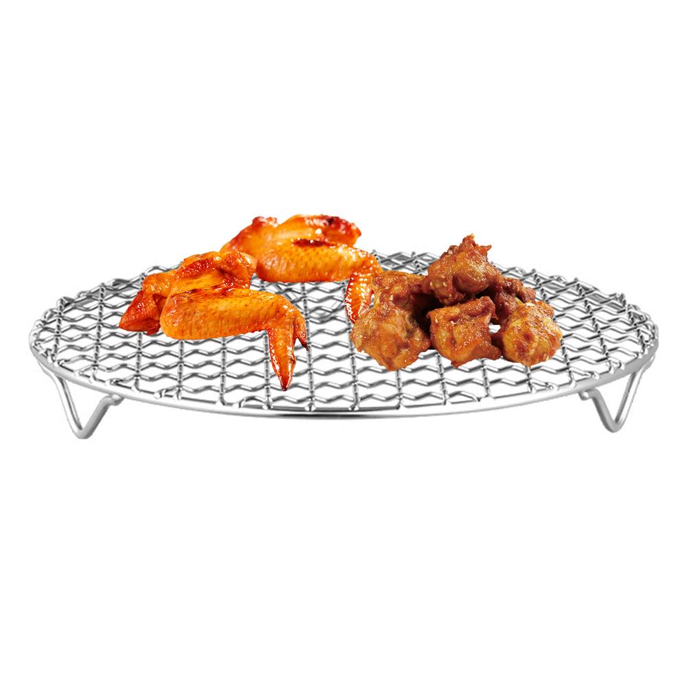 Firepit Grill Grate Metal Barbecue Round Grill Top Barbecue Stainless Steel Cooking Grill Portable Grill Mesh Campfire Cooking