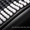 Non-slip Base Summer Wooden Beads Seat Cushion Breathable Seat Cover  Office Chair
