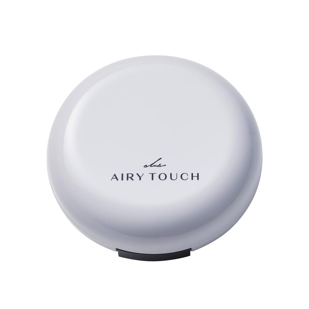 Club Airy Touch AdShield Powder 00 Glow Clear 10g Medicated Face Powder SPF50+ PA++++ Tone-Up Poreless Sebum-Absorbing Shine, Stickiness, and Sweat
