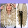 Long Wavy Hair Wig With Lace Front For Women Natural Look For Cosplay And Daily Use
