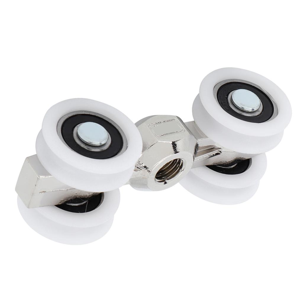 Skyvedørsrulle Skyver Overliggende Dørruller Lager 4 Hjul Hengende Hjul for Møbler