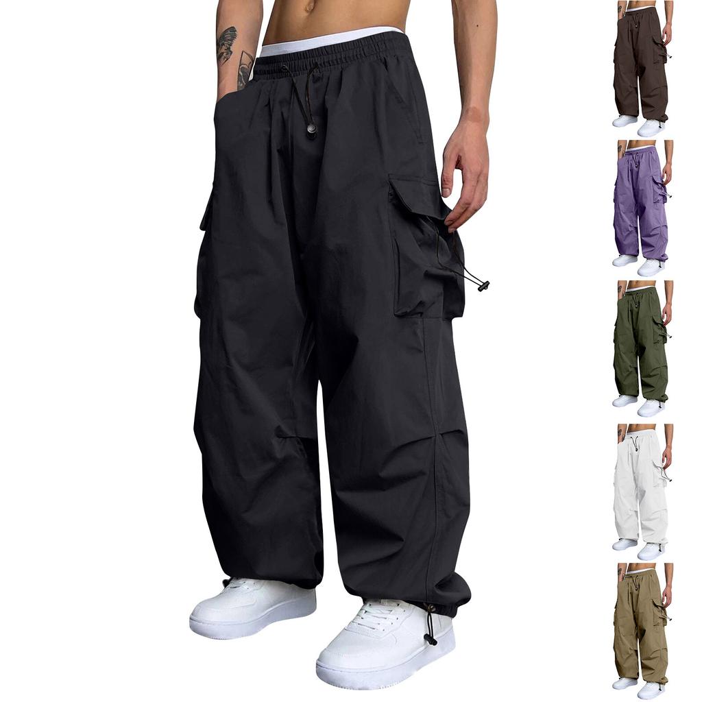 Men's Workwear Sweatpants Casual Parachute High Waist Jogging Pants Men's Sweatpants Casual Pants Casual Wear