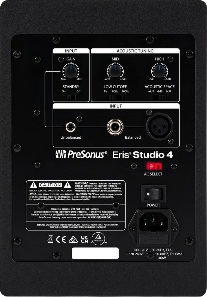 PreSonus ERIS STUDIO 4 JP Monitorlautsprecher (einzeln verkauft)