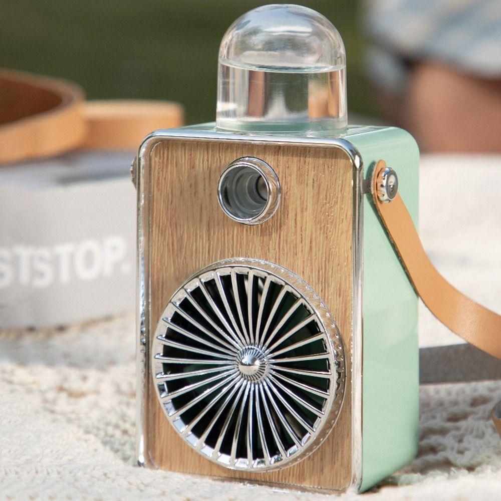 Humidifier Handheld Spray Fan 3 Gear Mini Air Conditioner Fan Water Spray Mist Fan Travel
