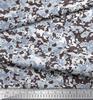 Soimoi Japan Crepe Satin Fabric Two Tone With White Camouflage Print Fabric by the metre 42 Inch