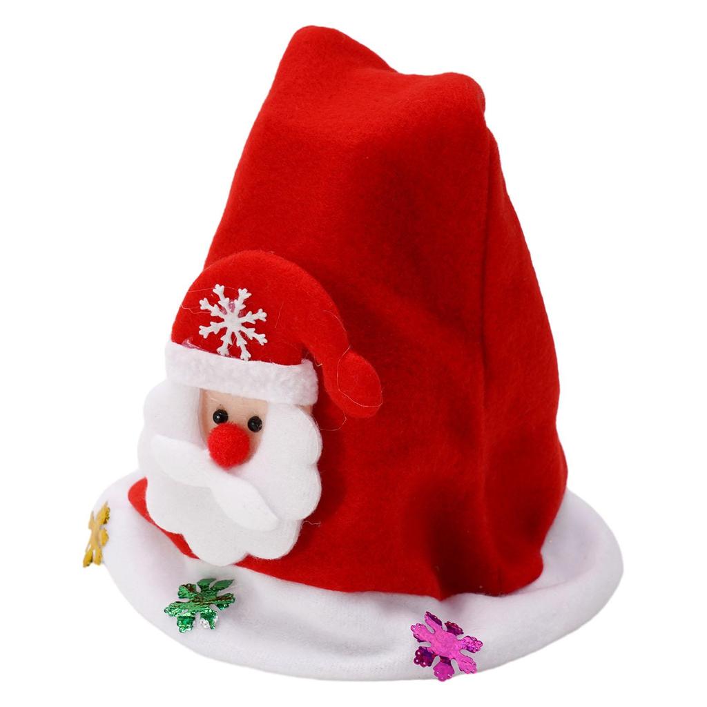 Adult/Children Christmas Santa Hat Comfortable Plush Fabric
