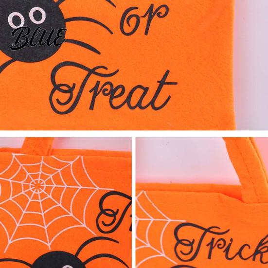 Festival Treat Carrier Tote Bag Bag Fabric Non-woven Halloween Candy Trick or with Pumpkin Gift Ghost Patterns Large Capacity