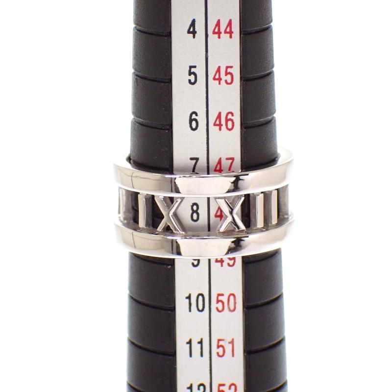 TIFFANY&Co.  # 8(Tamanho JP) anel ouro branco K18 Mulheres