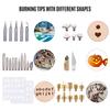 79PCS Wood Burning Tool Kit Professional Pyrography Pen Soldering Iron Set Adjustable Temperature from 200 450 celsius