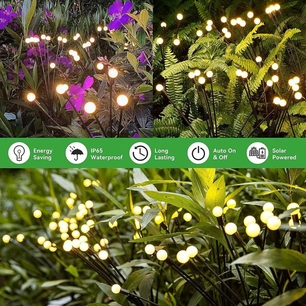 Hot Sale Solar Firefly Lights Led Solar Lamp Powered Lawn Lamp  Hallway