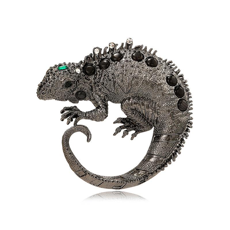 Vintage Animal Lizard Accessories Chameleon Brooch