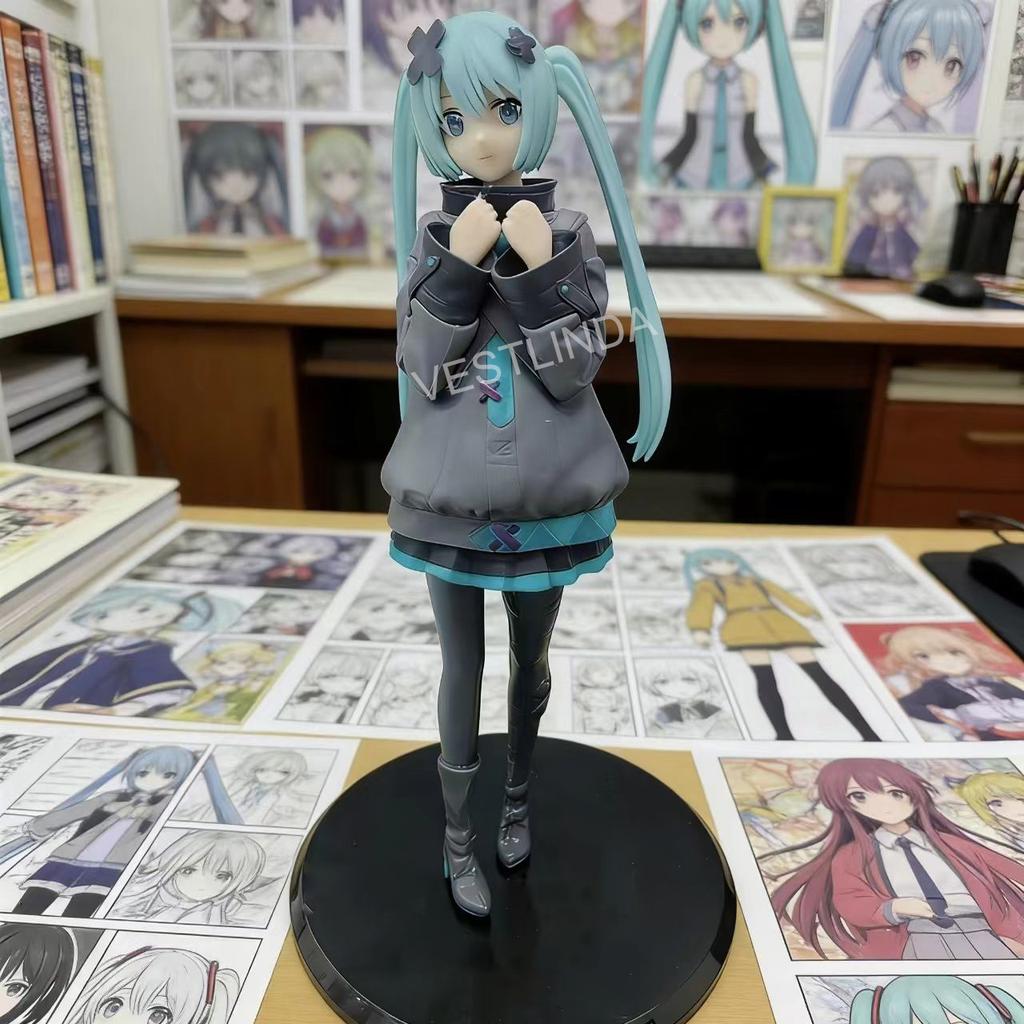 Hatsune Miku Model 21CM Toy Closed Window World Animation Surrounding Decoration Doll Toys Otaku Model Collection Christmas Gift