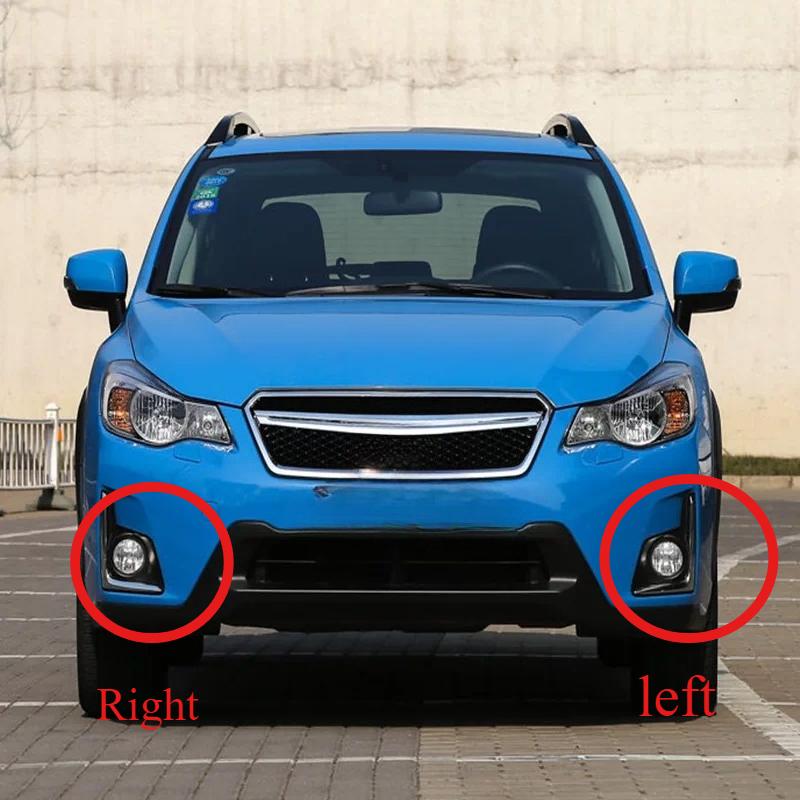 Front Bumper Light Covers  for Subaru XV 2016–2017 Fog Light Frames Trim Strips Decorative Strips Left or Right 1 Piece