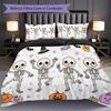 1PC Halloween theme pattern Bedding Quilt Set Quilt Cover Pillowcase Home Decoration Birthday Gift (1 * duvet cover + 2 * pillowcase, without core)