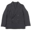 MB HIGH END BISHU WOOL Double Breasted Jacket, Men's, Black, Size L Jacket L blackUsed