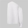 Women Fashion One-sleeve Loose and Thin Casual Slim Shirt Chic Solid Color Long-sleeved Asymmetrical Shirt