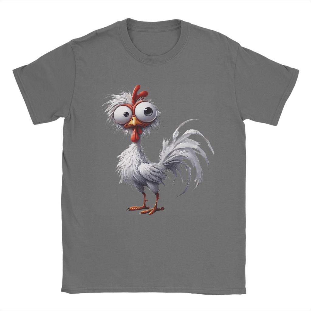Chicken Funny Farm Animal Cotton TShirt For Unisexs Summer Y2K Casual T Shirts Comfortable Fashion Tees Oversized Wholesale Tops