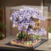Compatible Purple Cherry Blossom Tree House for Lego with Castle Bouquet, Assembly Toys for Kids, Gift & Exquisite Ornament