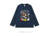 Trendy Cartoon Print Japanese Bestie Long Sleeve Loose Autumn T-Shirt