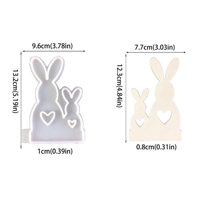 Easter Theme Candle Holder Molds with Base for Making Candle Holder Tealight Holder Decorations