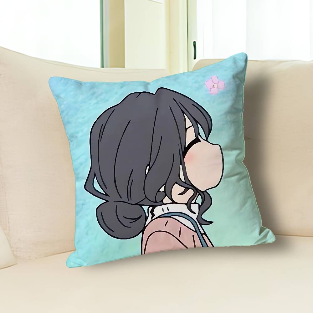 K-Kaoru Hana wa Rin to Saku Anime Celebrity Merchandise All-Match Printed Pillow Case Sofa Car Office Room Decoration Protector