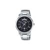 Simple and Fashionable Quartz Movement Stainless Steel Strap Japanese and Korean Watch Men's Watch Black Dial BEM-152D-1A