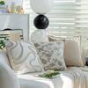 Minimalist Line Cream Style Pillow Beige Cushion Pillow Case Sofa Decorative Pillow Case Sample Room Cushion Core