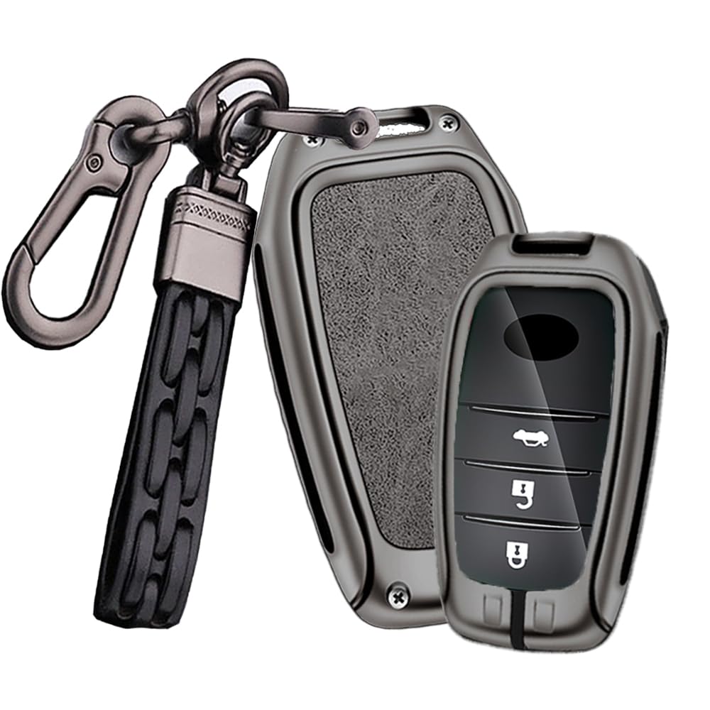 [TECART] Toyota Exclusive Keychain Key Case Key Cover Smart Key серый