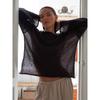 BITCED Moda Donna Casual Tinta Unita Stampa Manica Lunga Girocollo Camicie & Bluse