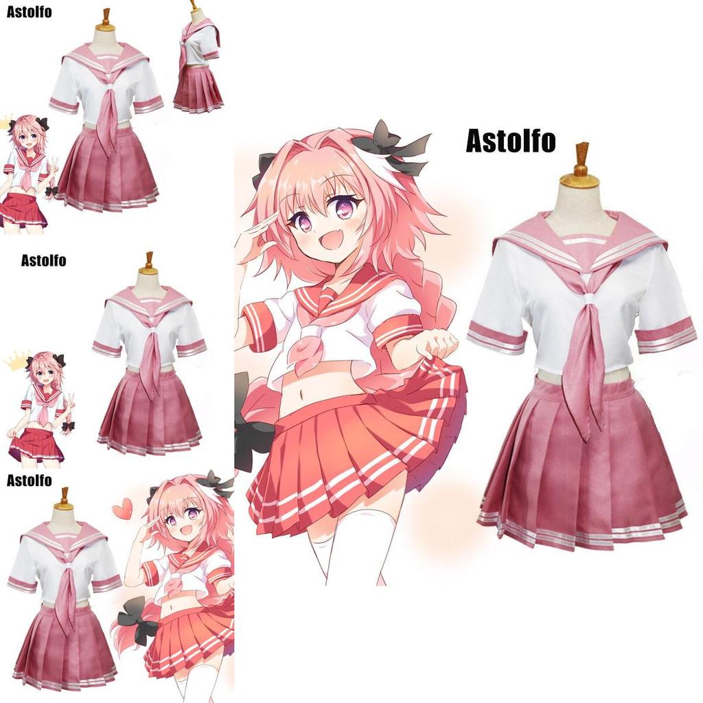 Fate/grand Order Astolfo Cosplay Costume Halloween Outfit Uniform For Women