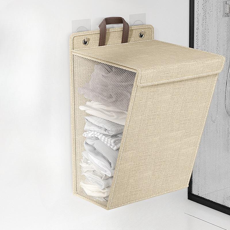 

1 шт. Бытовая корзина для грязной одежды, корзина для хранения одежды, корзина для грязной одежды, корзина для хранения коврика для йоги, складная корзина для грязной одежды