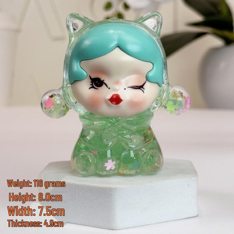 

Фигурка Милой Ведьмы из Зыбучих Песков Blind Box: Креативное мультяшное настольное украшение