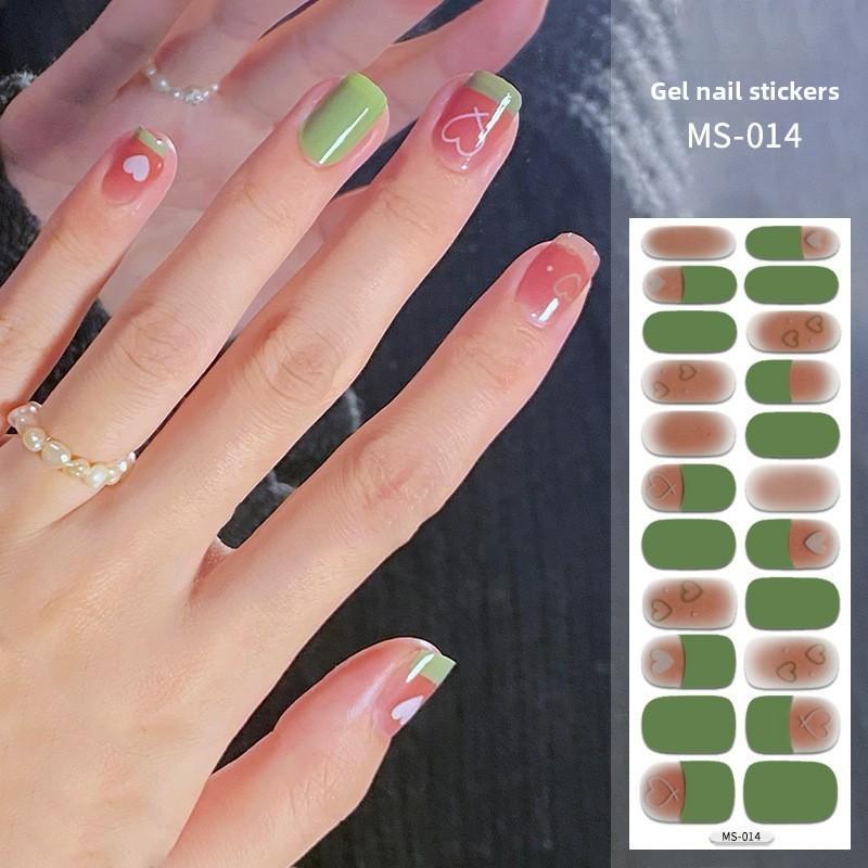 Nail Polish Stickers Without Baking, Nail Polish Glue, Nail Stickers for Manicure